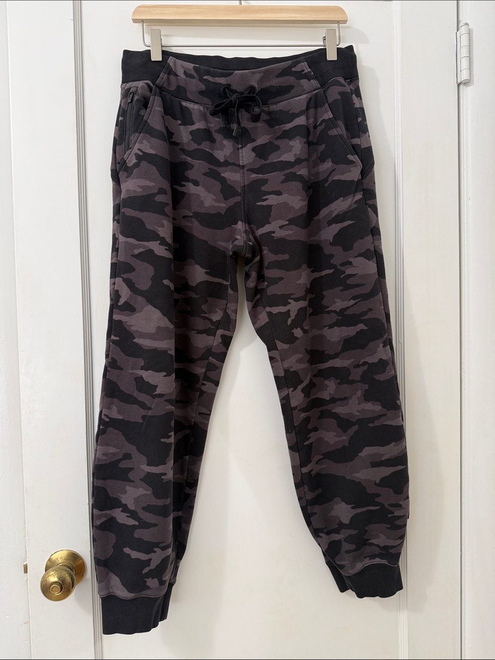 Athleta Gray and Black Activewear Joggers